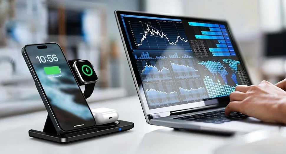 👉 3-in-1 Wireless Charging Station