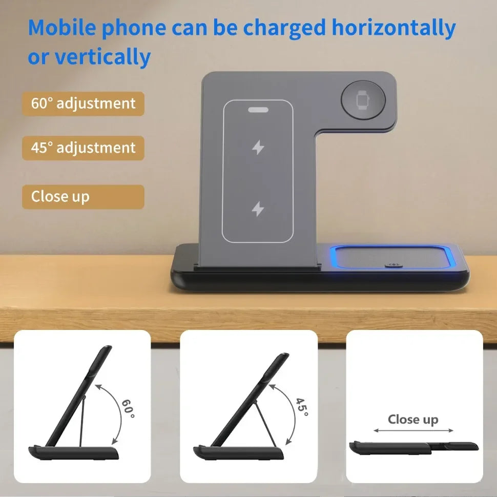 👉 3-in-1 Wireless Charging Station
